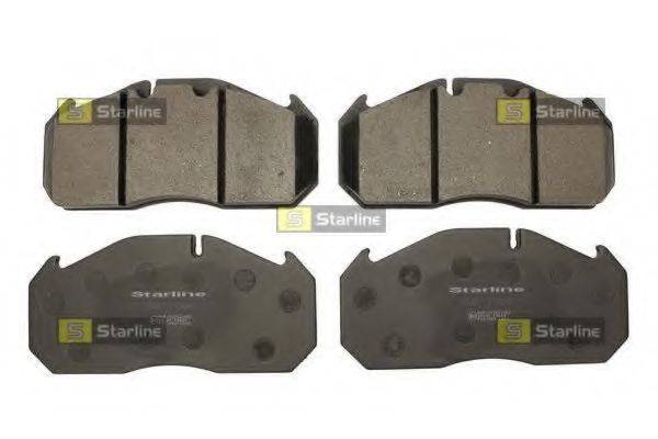 Комплект тормозных колодок, дисковый тормоз STARLINE BD T006