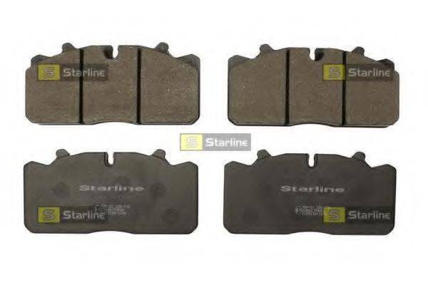 STARLINE BDT007 Комплект тормозных колодок, дисковый тормоз