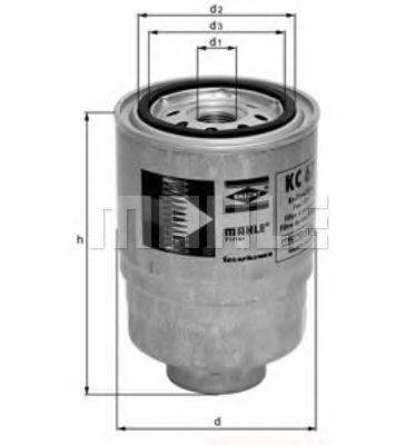 METAL LEVE KC46 Топливный фильтр