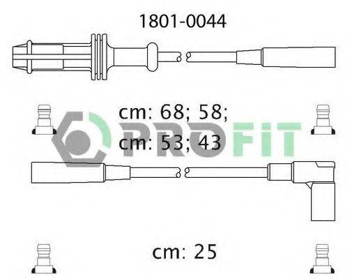 Комплект проводов зажигания PROFIT 1801-0044