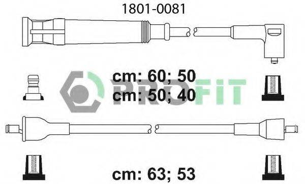 Комплект проводов зажигания PROFIT 1801-0081