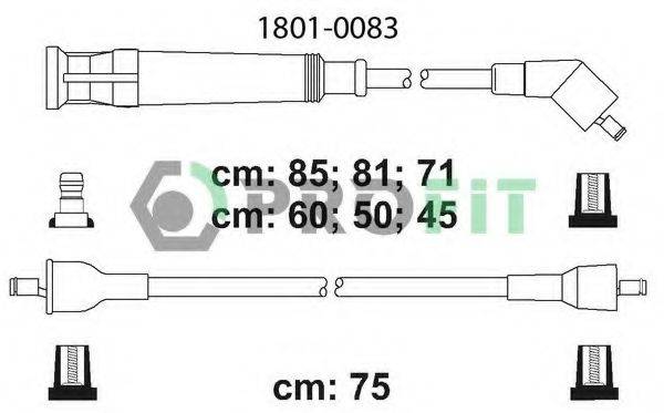 Комплект проводов зажигания PROFIT 1801-0083