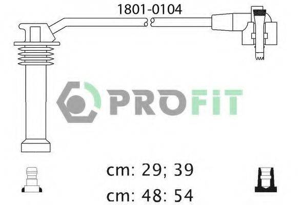 PROFIT 18010104 Комплект проводов зажигания