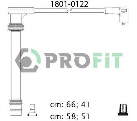 Комплект проводов зажигания PROFIT 1801-0122
