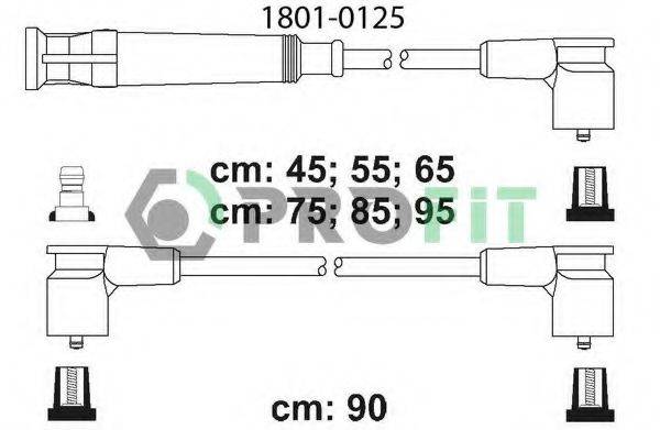 Комплект проводов зажигания PROFIT 1801-0125
