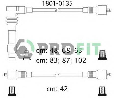 Комплект проводов зажигания PROFIT 1801-0135