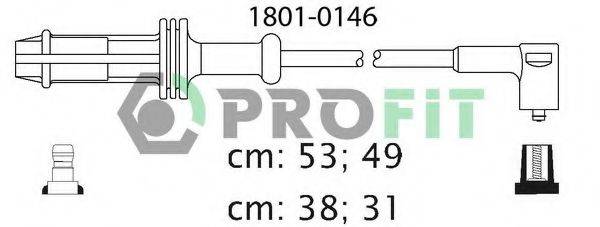Комплект проводов зажигания PROFIT 1801-0146