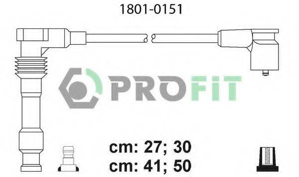 PROFIT 18010151 Комплект проводов зажигания