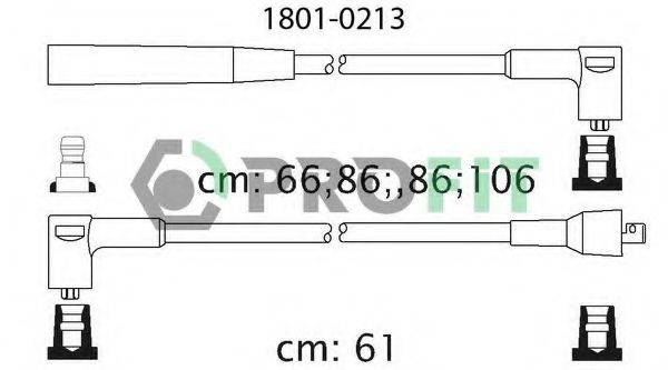 Комплект проводов зажигания PROFIT 1801-0213