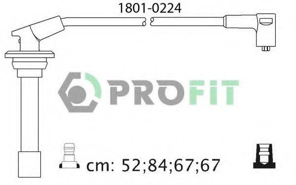 Комплект проводов зажигания PROFIT 1801-0224