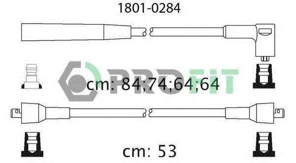 Комплект проводов зажигания PROFIT 1801-0284