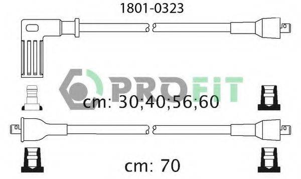 Комплект проводов зажигания PROFIT 1801-0323