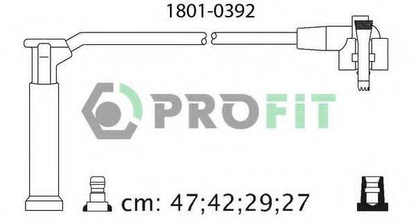 PROFIT 18010392 Комплект проводов зажигания