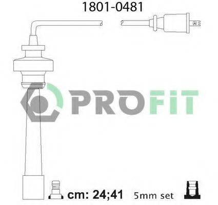 Комплект проводов зажигания PROFIT 1801-0481