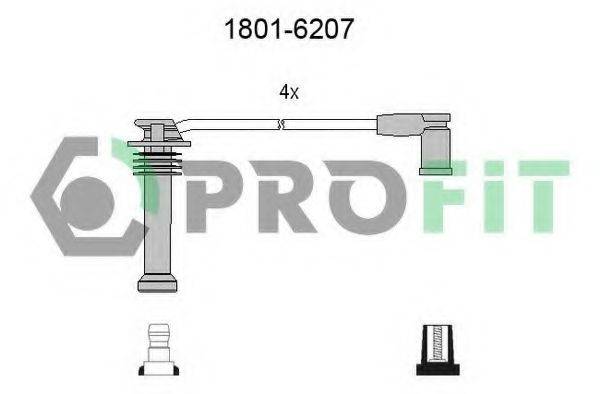 Комплект проводов зажигания PROFIT 1801-6207