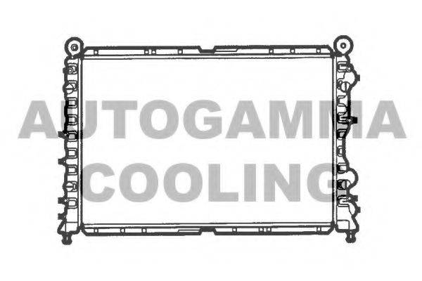 Радиатор, охлаждение двигателя AUTOGAMMA 100010