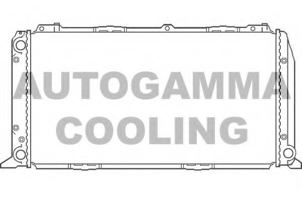 Радиатор, охлаждение двигателя AUTOGAMMA 100041