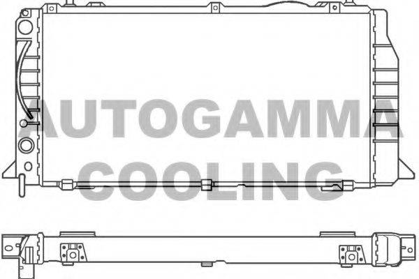 AUTOGAMMA 100048 Радиатор, охлаждение двигателя