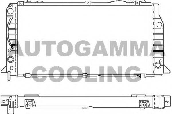 AUTOGAMMA 100049 Радиатор, охлаждение двигателя