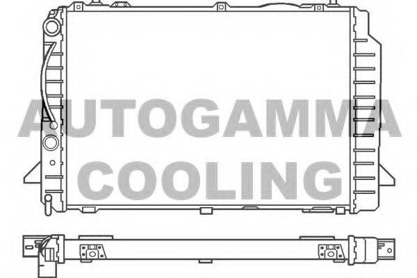 AUTOGAMMA 100052 Радиатор, охлаждение двигателя