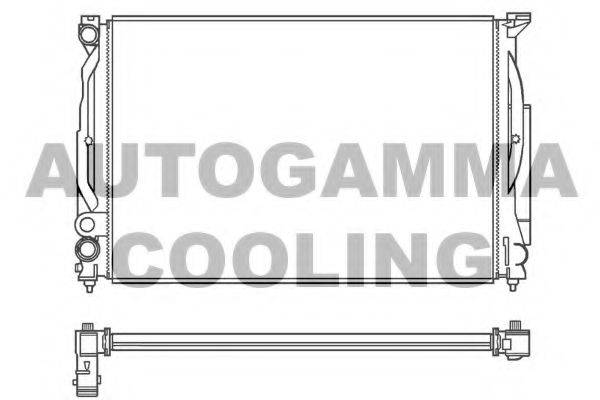 Радиатор, охлаждение двигателя AUTOGAMMA 100061