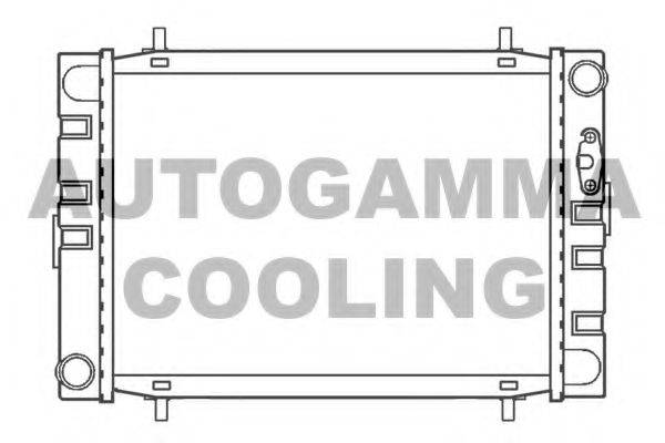 AUTOGAMMA 100069 Радиатор, охлаждение двигателя
