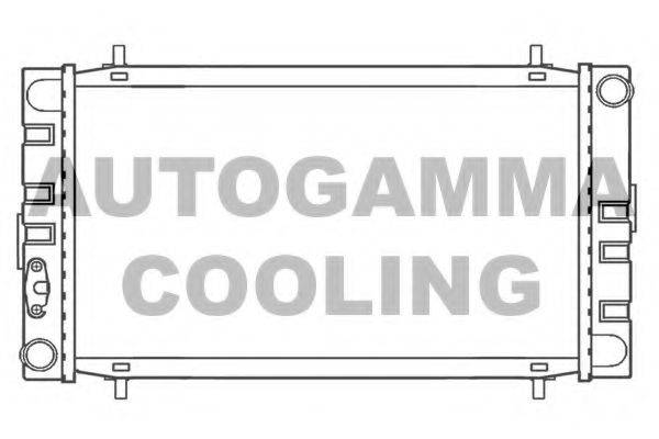 AUTOGAMMA 100072 Радиатор, охлаждение двигателя