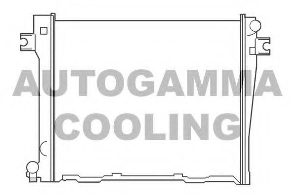 AUTOGAMMA 100098 Радиатор, охлаждение двигателя