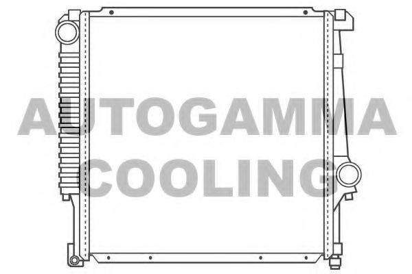 Радиатор, охлаждение двигателя AUTOGAMMA 100099
