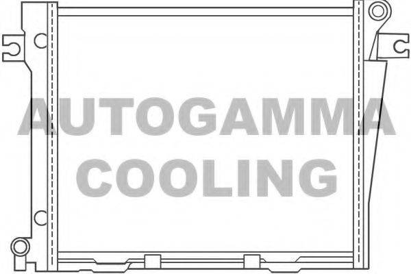 AUTOGAMMA 100104 Радиатор, охлаждение двигателя