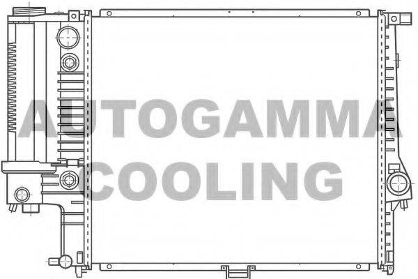 AUTOGAMMA 100126 Радиатор, охлаждение двигателя