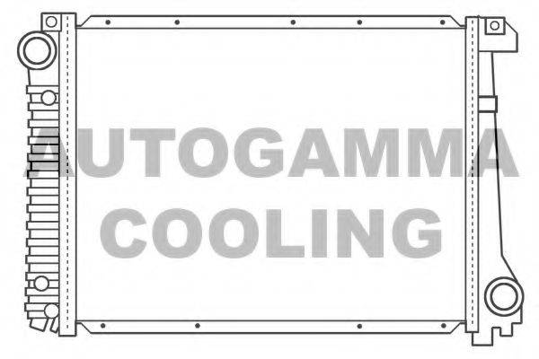 Радиатор, охлаждение двигателя AUTOGAMMA 100130