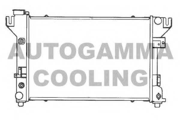Радиатор, охлаждение двигателя AUTOGAMMA 100136