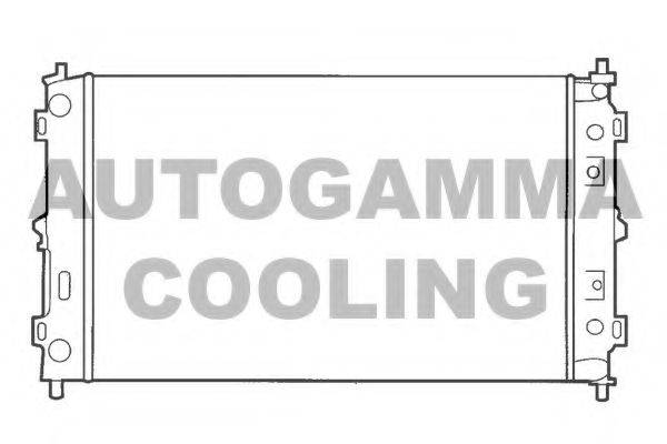 Радиатор, охлаждение двигателя AUTOGAMMA 100138