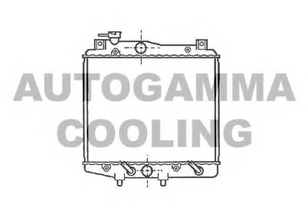 Радиатор, охлаждение двигателя AUTOGAMMA 100239