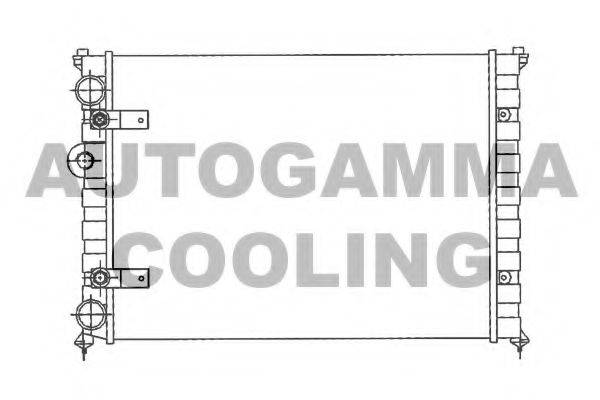 Радиатор, охлаждение двигателя AUTOGAMMA 100956