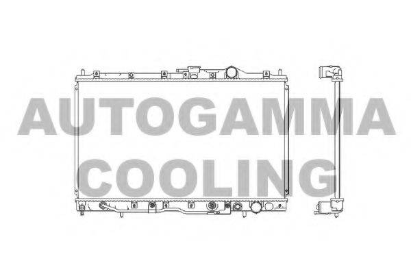 Радиатор, охлаждение двигателя AUTOGAMMA 101133