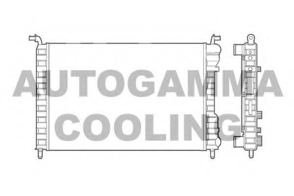 AUTOGAMMA 101188 Радиатор, охлаждение двигателя