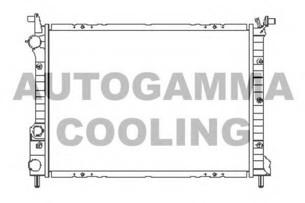 Радиатор, охлаждение двигателя AUTOGAMMA 101191
