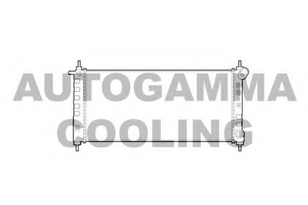 Радиатор, охлаждение двигателя AUTOGAMMA 101337