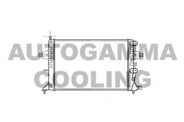 AUTOGAMMA 101338 Радиатор, охлаждение двигателя
