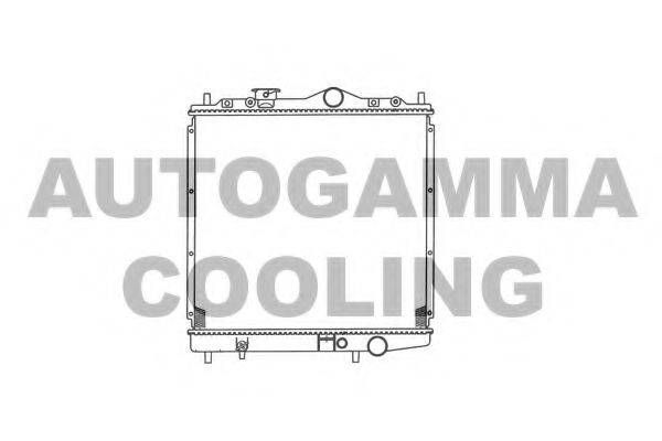 Радиатор, охлаждение двигателя AUTOGAMMA 101435