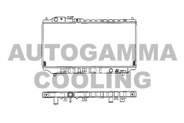 AUTOGAMMA 101450 Радиатор, охлаждение двигателя