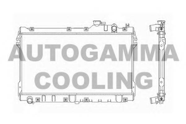 AUTOGAMMA 101998 Радиатор, охлаждение двигателя