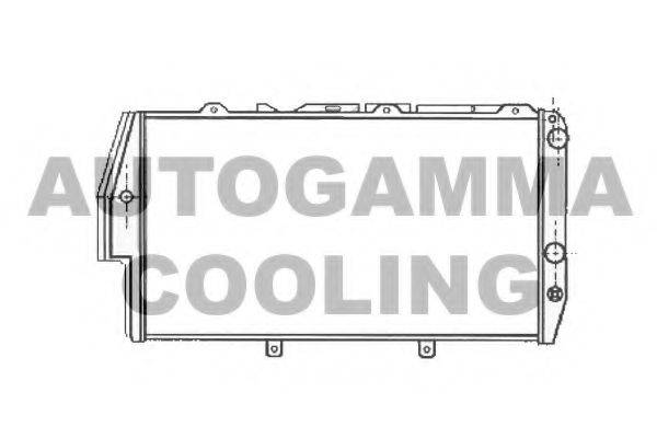 Радиатор, охлаждение двигателя AUTOGAMMA 102026