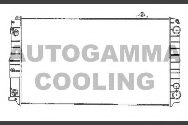 Радиатор, охлаждение двигателя AUTOGAMMA 102027