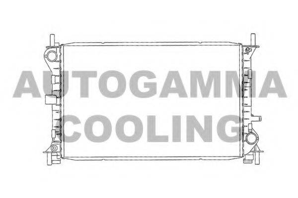 Радиатор, охлаждение двигателя AUTOGAMMA 102073