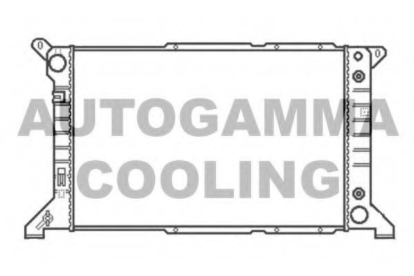 Радиатор, охлаждение двигателя AUTOGAMMA 102090