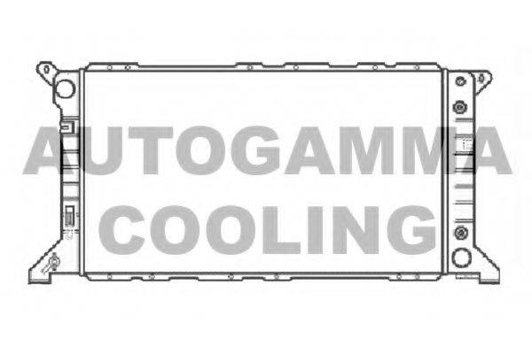 Радиатор, охлаждение двигателя AUTOGAMMA 102091