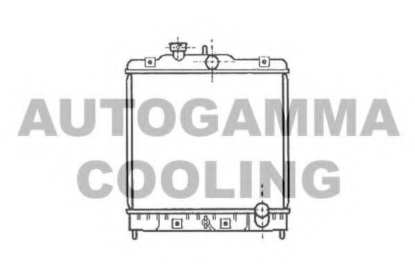 AUTOGAMMA 102111 Радиатор, охлаждение двигателя